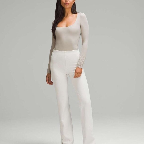 NWT Lululemon Wundermost Ultra-Soft Nulu Square-Neck Long-Sleeve Bodysuit Rivers - Picture 2 of 11